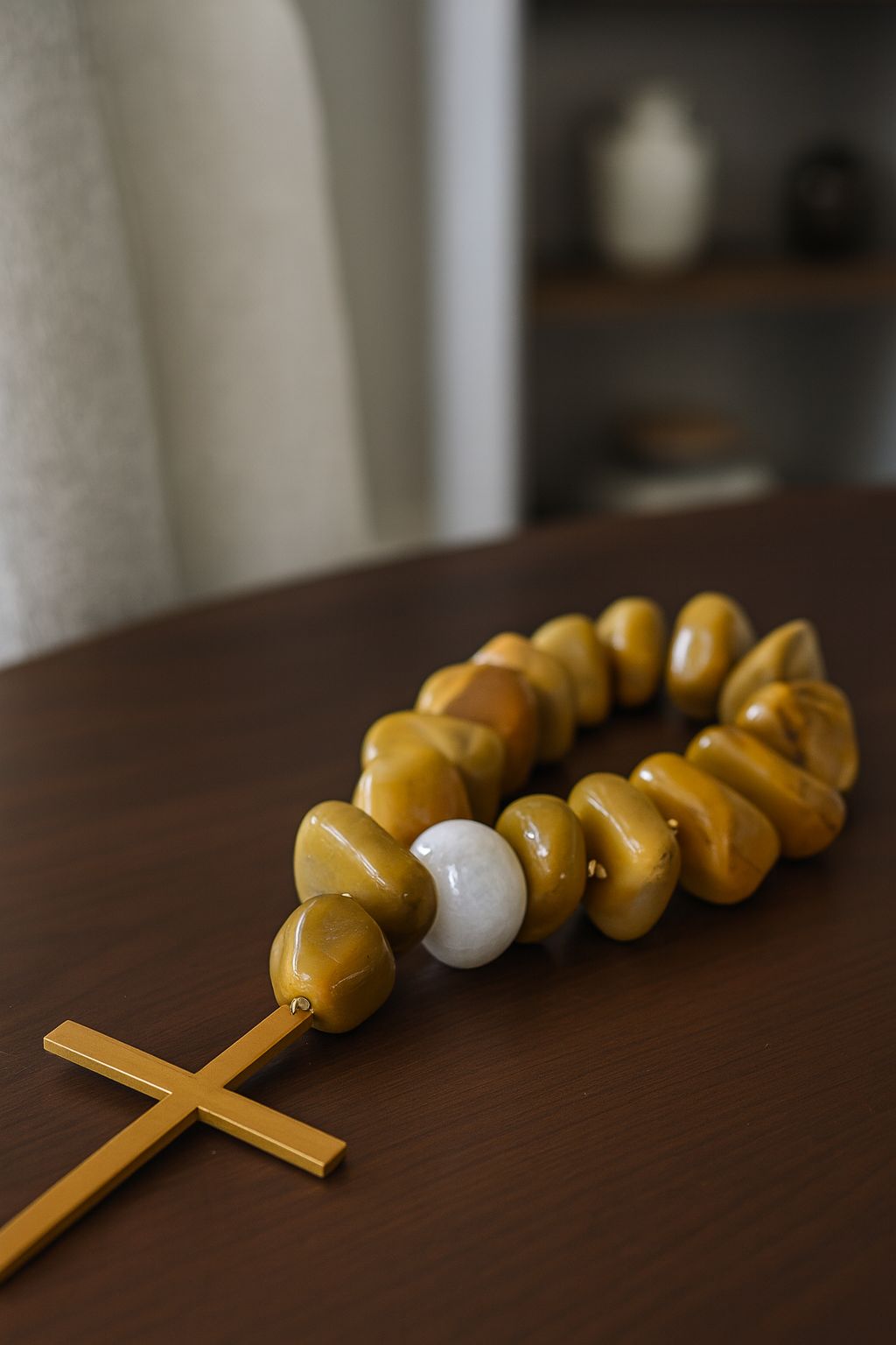 ESCULTURA ROSÁRIO - 30 cm