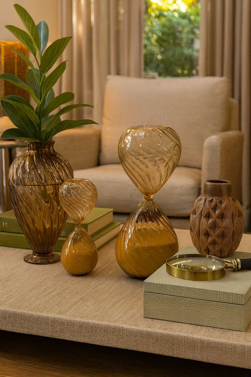 AMPULHETAS VÓRTEX - 2 peças