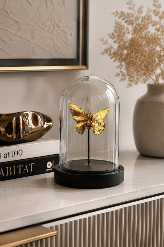 ESCULTURA GOLDEN BUTTERFLY -16x11,5