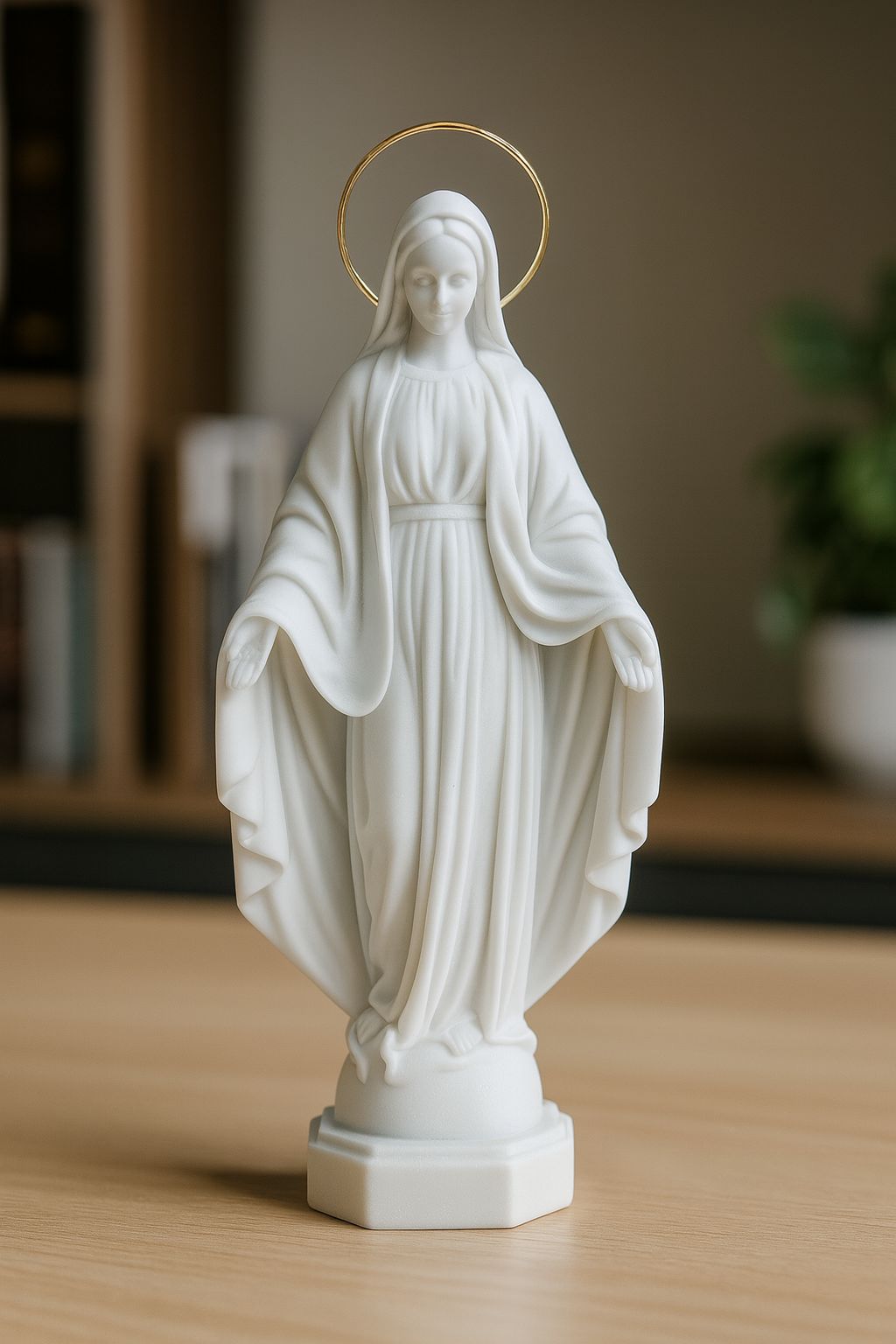 ESCULTURA NOSSA SENHORA DAS GRAÇAS - 21x9