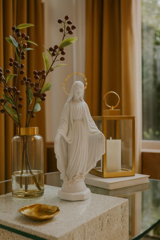ESCULTURA NOSSA SENHORA DAS GRAÇAS - 33x14